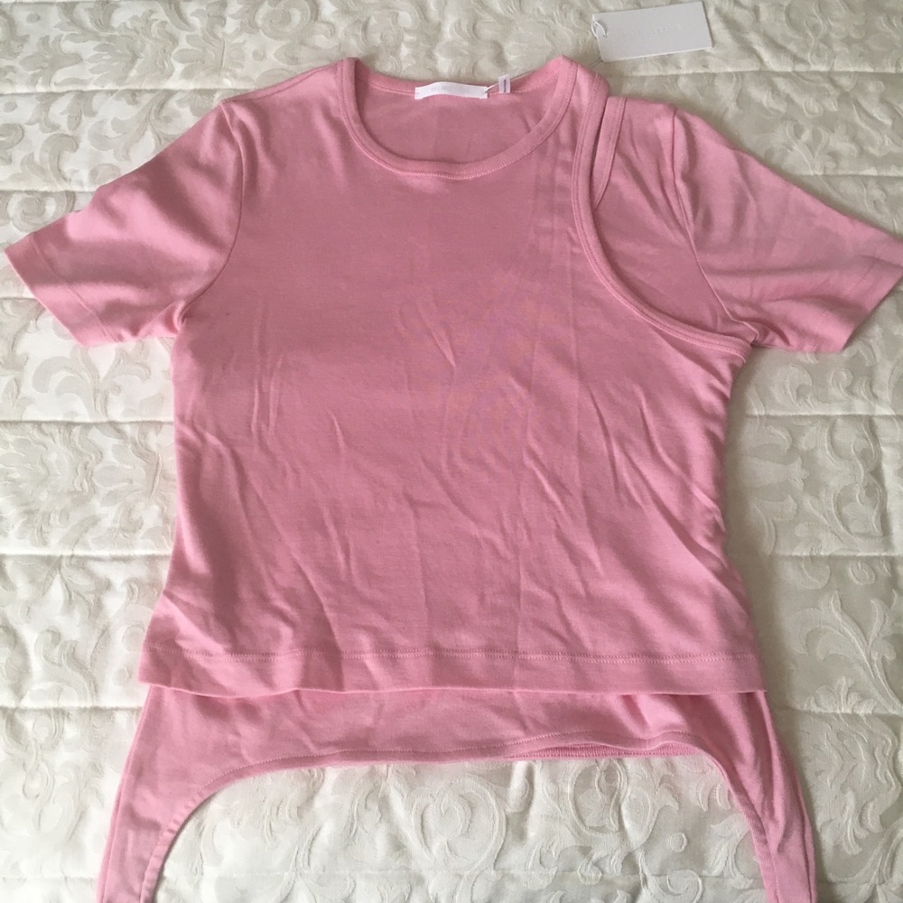 Helmut Lang Tee shirt Cut out